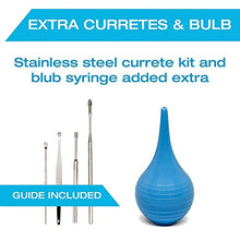 Load image into Gallery viewer, Ear Wax Removal Tool by Tilcare - Ear Irrigation Flushing System for Adults & Kids - Perfect Ear Cleaning Kit - Includes Basin, Syringe, Curette Kit, Towel and 30 Disposable Tips