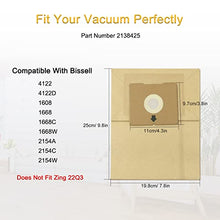 Load image into Gallery viewer, Rstartree Vacuum Bags Replacement for Bissell Zing, Dust Bags Compatible with 4122 Zing Bagged Canister Vacuum, Part # 2138425, Brown (Pack of 6)