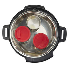 Load image into Gallery viewer, Instant Pot Official Stainless Steel Baking Cups with Silicone Lids, Set of 3, Red