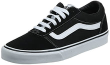 Load image into Gallery viewer, Vans YT Ward Sneaker, Black ((Suede/Canvas) Black/White Iju), 11 US Unisex Little Kid