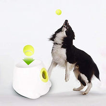 Load image into Gallery viewer, AFP Automatic Dog Ball Launcher Interactive Puppy Pet Ball Indoor Thrower Machine for Small and Medium Size Dogs, 3 Balls Included (2 inch)