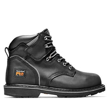 Load image into Gallery viewer, Timberland PRO mens 6" Pit Steel Toe Industrial Work Boot, Black Oiled Full-grain Leather, 10.5 US