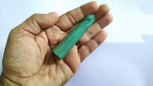 Load image into Gallery viewer, WholesaleGemShop Healing Crystal Wands | 2" Green Aventurine Crystal| 6 Faceted Reiki Chakra Meditation Therapy