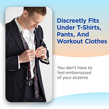 Load image into Gallery viewer, Wrap-E-Soothe Ultra-Soft Non-Itch Eczema Arm or Leg Sleeves for Adults & Teens (Medium 11"-18"), Eco-Friendly Tencel Eczema Clothing, No Zinc or Dyes, USA Made