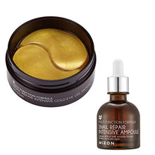 Load image into Gallery viewer, Snail Repair Intensive Ampoule & Snail Gold Eye Gel Patches