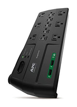 Load image into Gallery viewer, APC Surge Protector with USB Ports, P11U2, 2880 Joule, 6' Cord, Flat Plug, 11 Outlet Power Strip