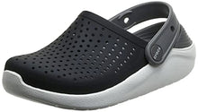 Load image into Gallery viewer, Crocs Kids' LiteRide Clog , Black/White, 7 Toddler