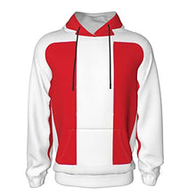 Load image into Gallery viewer, Peru Flag 1 Print Hoodies Kids 3D Print Sweatshirts Long Sleeve Pullover Hoodies with Pocket for Teen Boys and Girls Black