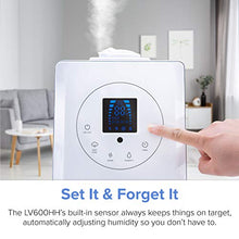 Load image into Gallery viewer, LEVOIT Humidifiers for Large Room Bedroom (6L), Warm and Cool Mist Ultrasonic Air Humidifier for Home Whole House Babies Room, Customized Humidity, Remote, Germ Free and Whisper-Quiet