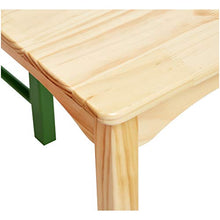Load image into Gallery viewer, AmazonBasics Kids Wood Table and 4 Chair Set, Natural Table, Assorted Color Chairs