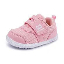 Load image into Gallery viewer, BMCiTYBM Baby Boy Girl Shoes Breathable Walking Shoes Lightweight Non-Slip Sneakers Infant First Walker Shoes 6 9 12 18 24 Months Pink Size 18-24 Months Toddler