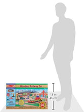Load image into Gallery viewer, Melissa & Doug Wooden Railway Set