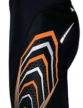 Load image into Gallery viewer, BALEAF Men's Cycling Shorts 3D Padded Bicycle Riding Pants Bike Tights UPF 50+ Black/Orange Size XXL