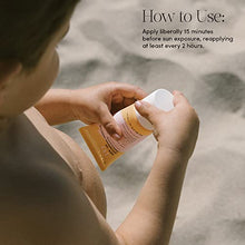 Load image into Gallery viewer, Evereden Premium Baby Sunscreen SPF 30, 2 fl oz., Evereden Kids Face Cream: Cool Peach, 1.7 oz. & Evereden Kids Face Wash: Cool Peach, 3.4 fl oz. | 3 Item Bundle Set | Clean & Natural Skincare