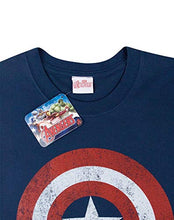 Load image into Gallery viewer, Captain America Mens' Avengers Captain America T-Shirt Small Blue
