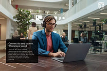 Load image into Gallery viewer, Philips H9505 Hybrid Active Noise Canceling (ANC) Over Ear Wireless Bluetooth Pro-Performance Headphones, Comfort Fit and 27 Hours of Playtime, Dual Device Connect, Alexa Built-in, TAH9505BK