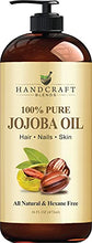 Load image into Gallery viewer, Handcraft Jojoba Oil 16 fl. oz – 100% Pure & Natural Jojoba Oil for Skin, Face, and Hair – Deeply Moisturizing Anti-Aging Jojoba Oil for Men and Women