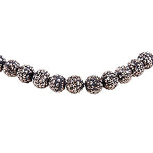 Load image into Gallery viewer, Pandahall 100 Pcs 10mm Hematite Shamballa Pave Disco Ball Clay Beads, Polymer Clay Rhinestone Beads Round Charms Jewelry Makings