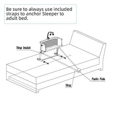 Load image into Gallery viewer, Baby Bassinet,RONBEI Bedside Sleeper Baby Bed Cribs,Baby Bed to Bed, Newborn Baby Crib,Adjustable Portable Bed for Infant/Baby Boy/Baby Girl (Bassinet)