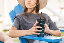 Load image into Gallery viewer, Simple Modern Classic Insulated Tumbler with Straw and Flip Lid Stainless Steel Water Bottle Iced Coffee Travel Cup, 24oz Lid & Flip, Midnight Black