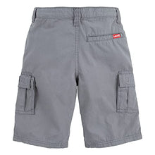 Load image into Gallery viewer, Levi's Boys' Cargo Shorts, Steel Grey, 7