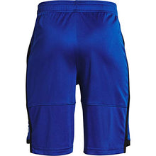 Load image into Gallery viewer, Under Armour Boys' Stunt 3.0 Shorts , Royal Blue (400)/Mod Gray , Youth X-Large