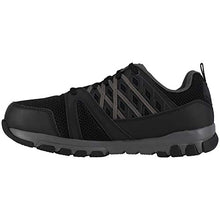 Load image into Gallery viewer, Reebok Work Men's Sublite RB4016 Safety Toe Athletic Work Shoe Construction, Black, 10 W US