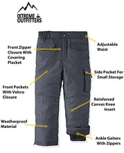 Load image into Gallery viewer, iXtreme Boys' Big Snowpant, Grey, 8/10