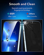 Load image into Gallery viewer, ESR Tempered-Glass Screen Protector Compatible with iPhone 13 and iPhone 13 Pro, with Easy Installation Frame, Ultra Tough, Clear, 3 Pack