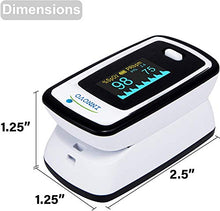 Load image into Gallery viewer, Innovo Deluxe iP900AP Fingertip Pulse Oximeter with Plethysmograph and Perfusion Index (Off-White with Black)