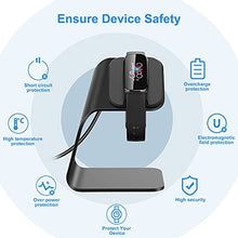 Load image into Gallery viewer, CAVN Charger Dock Compatible with Fitbit Charge 5 / Luxe, Replacement Aluminum Charging Stand Dock Station Base Accessories Cradle with 4.2ft USB Cord for Charge 5/Luxe Smart Watch