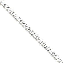 Load image into Gallery viewer, 14k White Gold 4.3mm Curb Link Bracelet Chain 7 Inch Necklace Pendant Charm Fine Jewelry For Women Gifts For Her