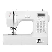 Load image into Gallery viewer, Sewing Machines, Portable Embroidery Machine with 200 Built-in Stitches and 8 Buttonhole Patterns, Portable Sewing Machine for Sewing, Hem, Reverse Sewing Equipped with Lighting (AA-Sewing Machine)