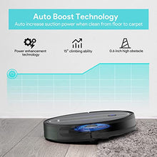 Load image into Gallery viewer, Robot Vacuum,Deenkee DK600MAX Robot Vacuum Cleaner 3-IN-1 Upgraded 2000PA Auto Robotic Vacuum,120Min Runtime 6 Cleaning Mode Robot Vacuum for Pet Hair,Hard Floor&Carpet(2.75"Thin,Self-Charging,Quiet)