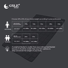 Load image into Gallery viewer, GSLE Weighted Blanket (Grey, 48"x72" Twin Size 12 lbs), Hypoallergenic Cozy Heavy Blanket - Say Goodbye to Restlessness, Usher in a Era of Peace and Fresh Sleep