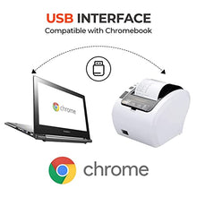 Load image into Gallery viewer, MUNBYN Receipt Printer, Thermal Receipt Printer Works with Windows Mac Chromebook Linux Cash Drawer, USB/Ethernet Port 80mm Printer for POS, High-Speed Auto-Cutter Wall Mount, ESC/POS, ITPP047