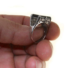 Load image into Gallery viewer, Asoodehdelan Sterling Silver Persian Farvahar Faravahar Farovahar Ring (11)
