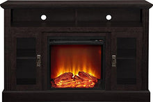 Load image into Gallery viewer, Ameriwood Home Chicago Electric Fireplace TV Console for TVs up to a 50", Espresso