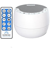 Load image into Gallery viewer, Serene Evolution White Noise Machine for Sleeping Adult or Baby with 70 Sounds | White Noise Machine for Office Privacy & Noise Cancelling | Sleep Sound Machine for Adults | Fan, Ocean, Rain Sounds