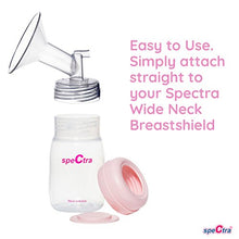 Load image into Gallery viewer, Spectra - Wide Neck Baby Bottles - Compatible with Spectra Breast Milk Pump Flanges (Pack of 2)