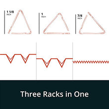 Load image into Gallery viewer, SIGVAL Shishka-Rack Shish Kabob Rack Stand - 5 Wide | 3 Racks in One, Stainless Steel, Universal Kabob Skewer Rack
