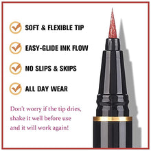 Load image into Gallery viewer, UCANBE 7 Colors Shimmer Liquid Eyeliner Makeup Set, Metallic Satin Finish Colorful Sparkling Eye Liner Pen, Long Lasting High Pigmented with Waterproof & Smudge Proof Formula