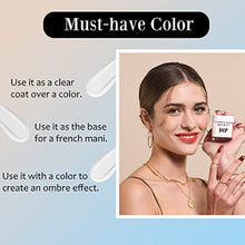 Load image into Gallery viewer, AZUREBEAUTY Dip Powder Clear Color 2Oz/56g, Basic Transparent Acrylic Dipping Powder Crystal French Nail Art Starter Manicure Salon DIY at Home, Odor-Free, Long-Lasting, No Nail Lamp Needed