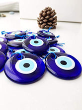 Load image into Gallery viewer, Luos Cultural Goods Evil Eye Home Protector - Glass Beads, Good Luck Charm, Doorway, Home Decoration, Wall Hanging, Gift Item, 2.75 Inches Wide