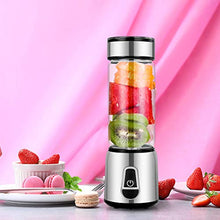 Load image into Gallery viewer, Smoothie Blender Cup,LINBO Portable Blender Juicer Cup, Multifunctional Small Blender for Shakes and Smoothies,Usb Rechargeable, Stainless Steel, Borosilicate Glass