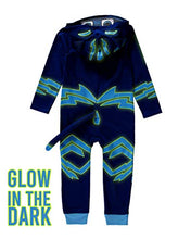 Load image into Gallery viewer, PJ Masks Toddler Boys Catboy Glow In the Dark Costume with 3D Ears and Detachable Tail Blue 2T