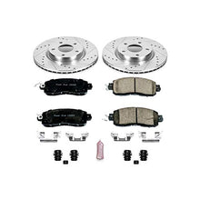 Load image into Gallery viewer, Power Stop K6494 Front Z23 Carbon Fiber Brake Pads with Drilled & Slotted Brake Rotors Kit