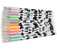 Load image into Gallery viewer, Pack of 12 Colors Kawaii Cow Design Gel Pen for Office School Home Travel Gift for Friends and students (12)