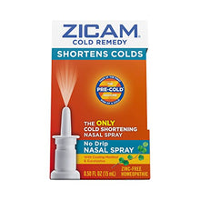 Load image into Gallery viewer, Zicam Cold Remedy No-Drip Nasal Spray with Cooling Menthol & Eucalyptus, 0.5 Ounce