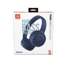 Load image into Gallery viewer, JBL Tune 510BT: Wireless On-Ear Headphones with Purebass Sound - Blue